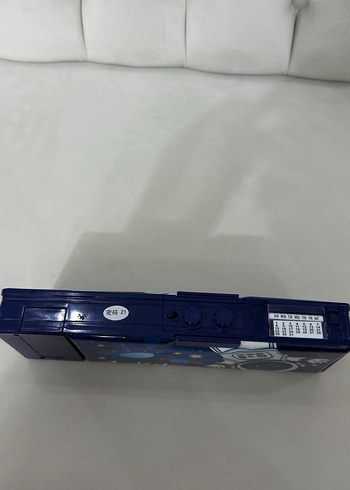 Uzay Temalı Mavi Çocuk Okul Çantası Çok Fonksiyonlu Kalemlik - Görsel 7