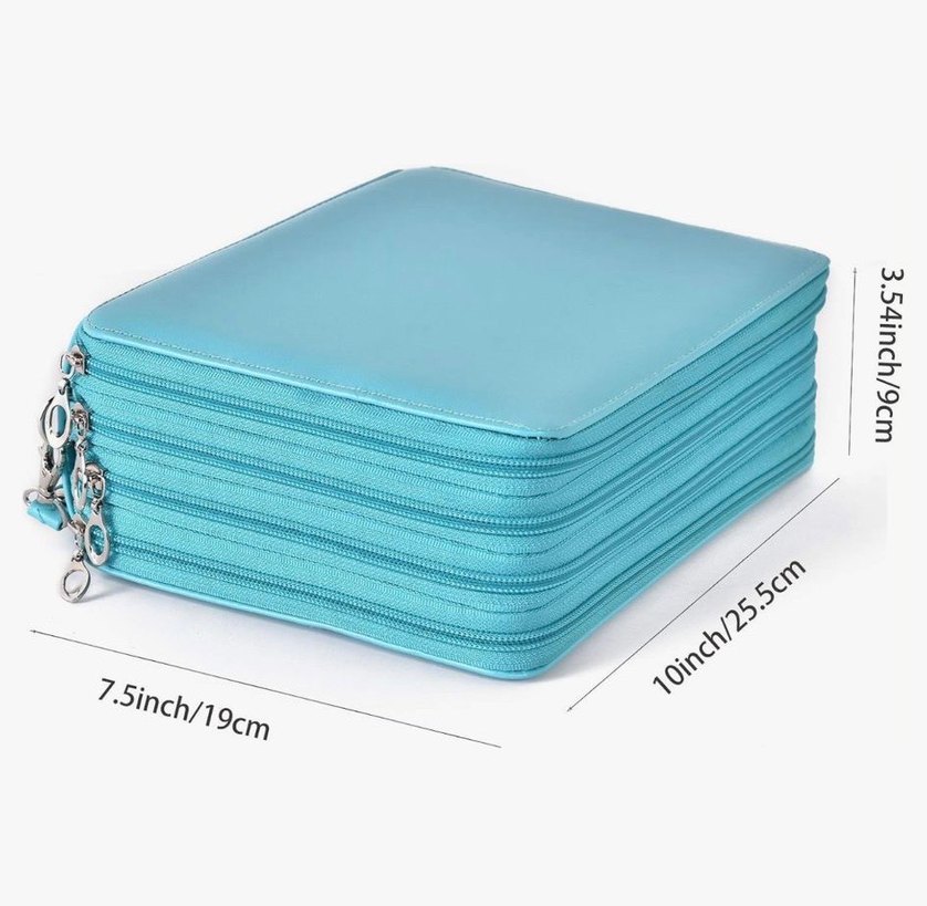 Çok Bölmeli Renkli 184 Parçalı Kalem Kutusu Kalemlik - Görsel 5