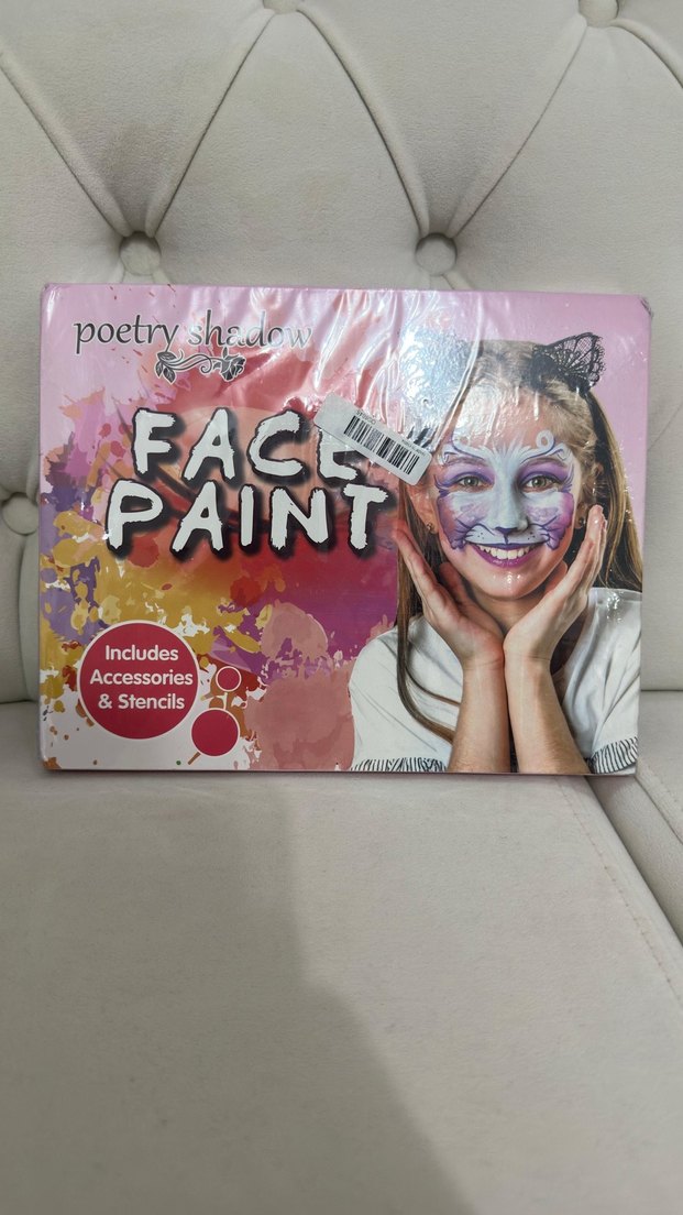Pastel Pembe Yüz Boyama Seti Maske Çocuk - Görsel 2