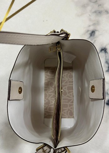 Bej Baskılı Nautica Kadın Omuz Çanta - Görsel 2