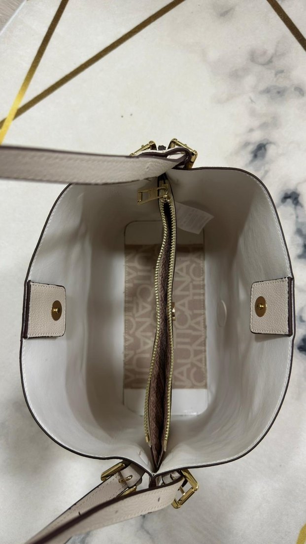 Bej Baskılı Nautica Kadın Omuz Çanta - Görsel 2