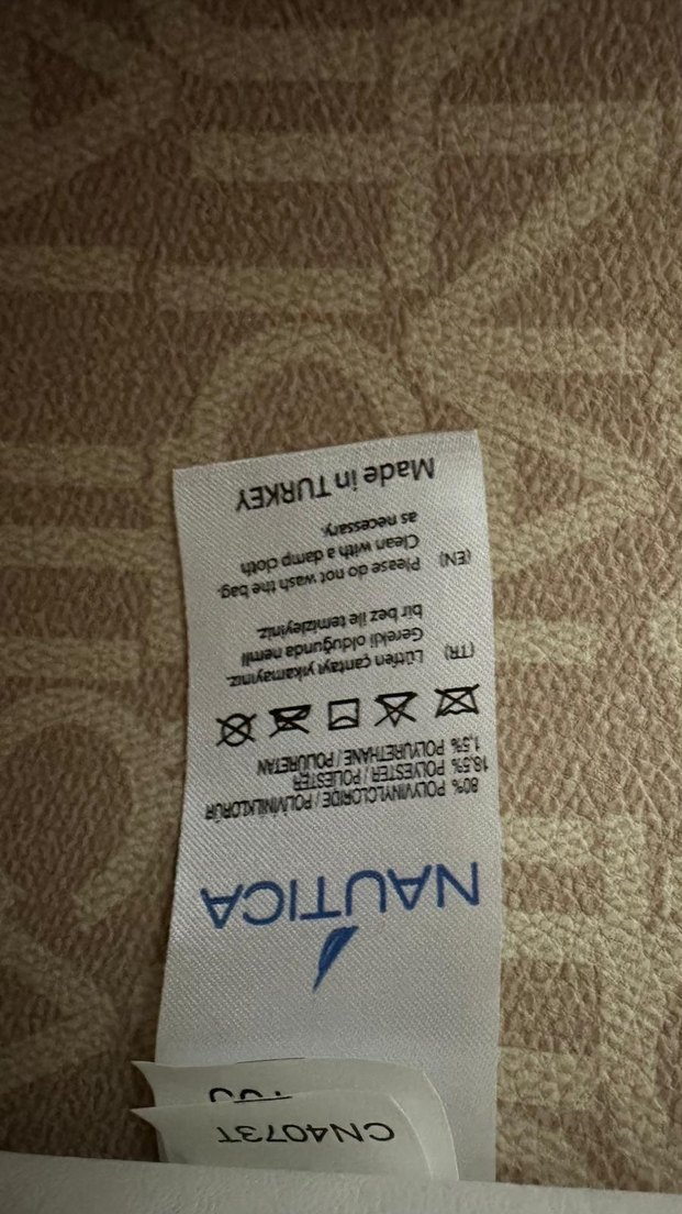 Bej Baskılı Nautica Kadın Omuz Çanta - Görsel 3