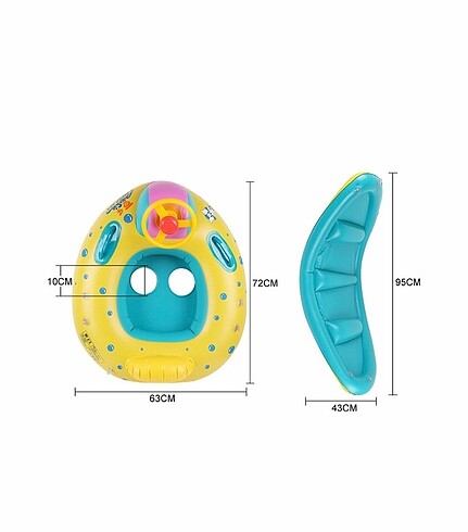  Beden Renk GÜNEŞLİKLİ BEBEK YÜZME KOLTUĞU