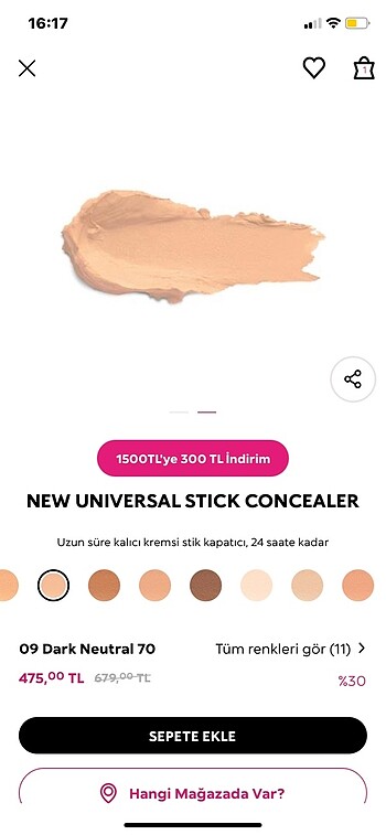 Kiko Stick Concealer Corrector - Görsel 2