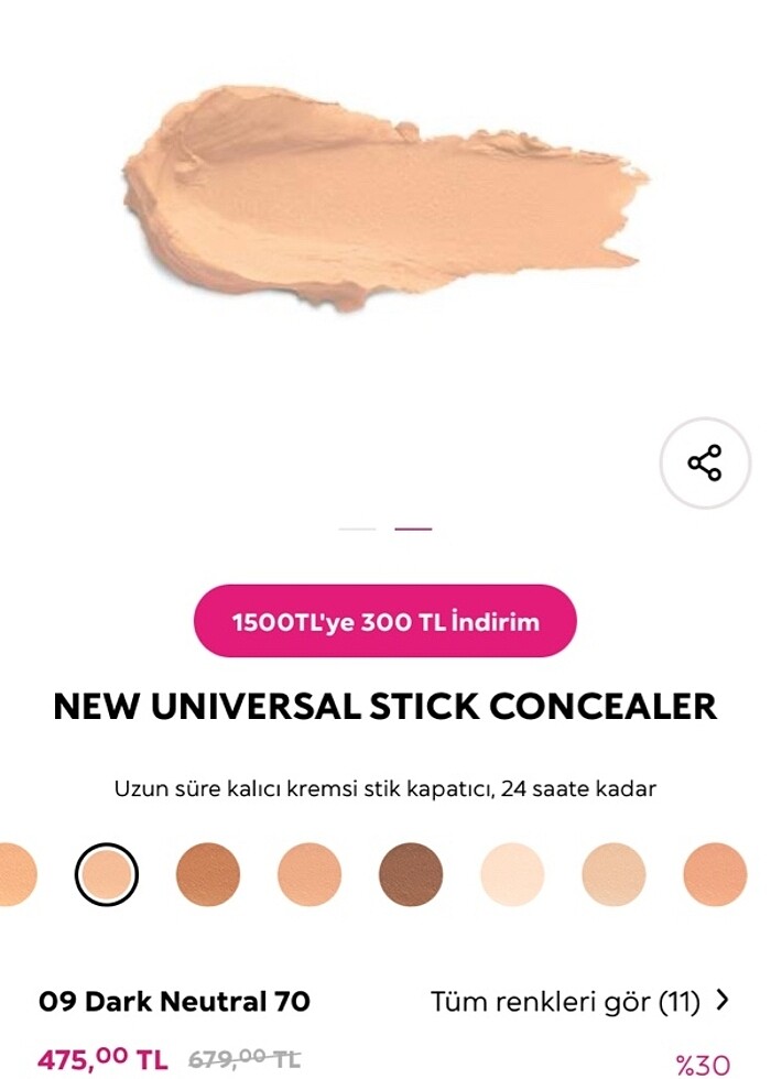 Kiko Stick Concealer Corrector - Görsel 2