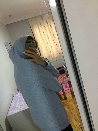m Beden mavi Renk Mavi sweetshirt