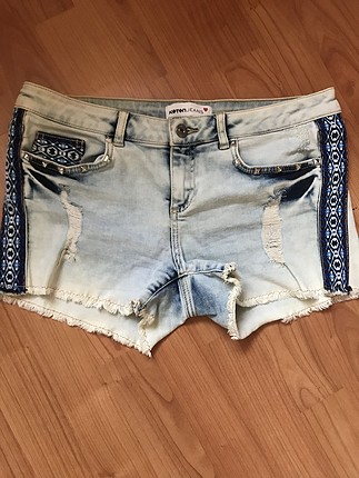 Mini kot şort 