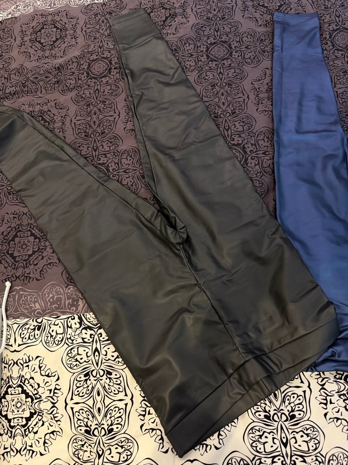 Siyah deri tayt - Görsel 2