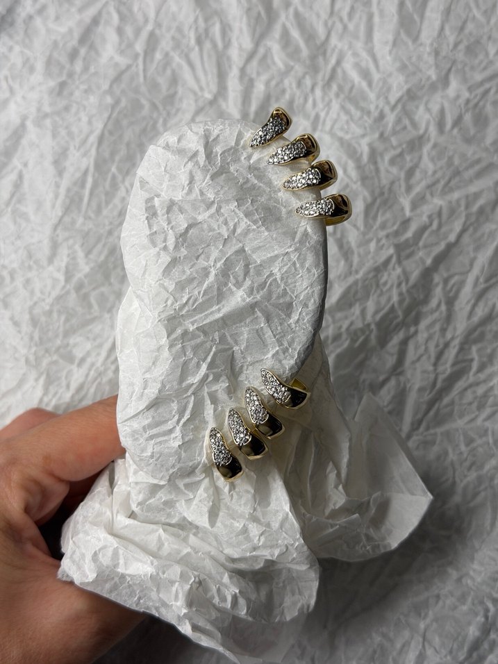 Taşlı earcuff - Görsel 3