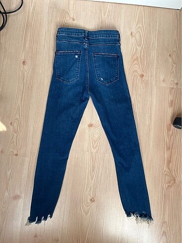 Zara ZARA JEANS MAVİ KOT PANTOLON