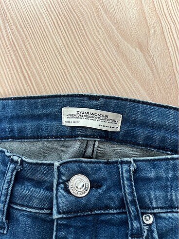 38 Beden ZARA JEANS MAVİ KOT PANTOLON