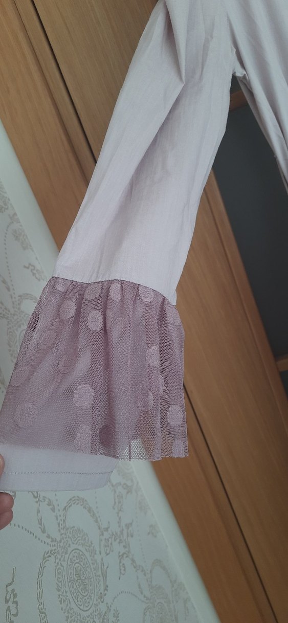 yazlık pamuklu incecik kumaştan elbise  pudra renk - Görsel 4