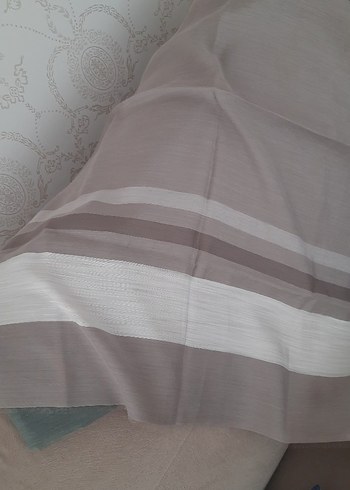 yeşil ve krem  Şal - Görsel 2