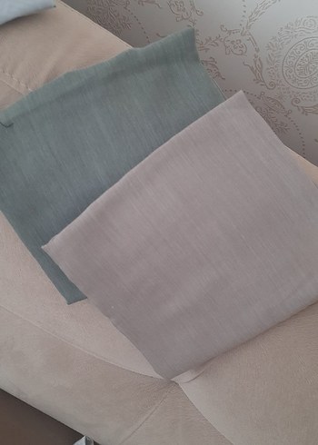 yeşil ve krem  Şal - Görsel 3