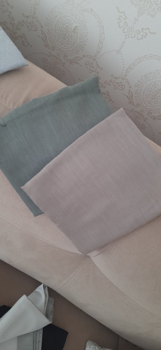 yeşil ve krem  Şal - Görsel 3