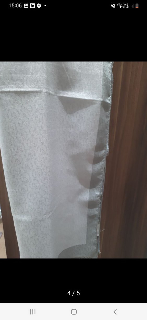 fresh sarf gümüş şal - Görsel 3