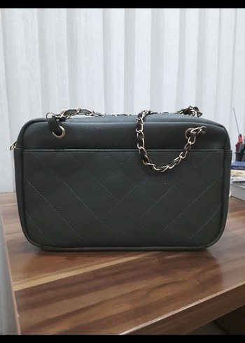 Zincir Detaylı haki Kadın Çanta - Görsel 2