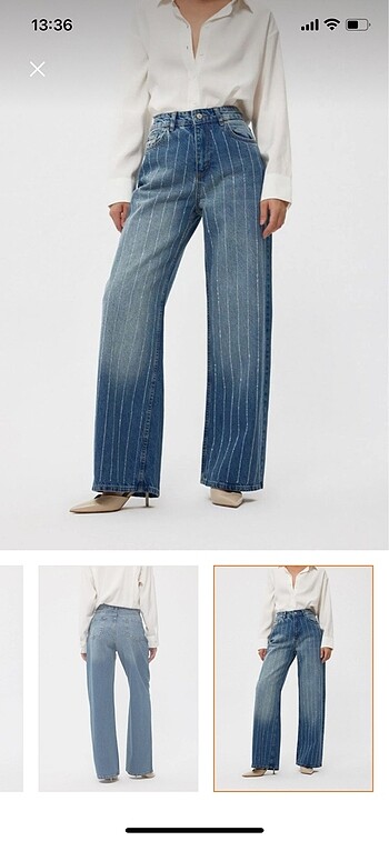Zara taşlı pantolon
