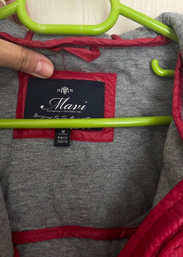 Mavi ultra hafif sıcak tutan mont - Görsel 3