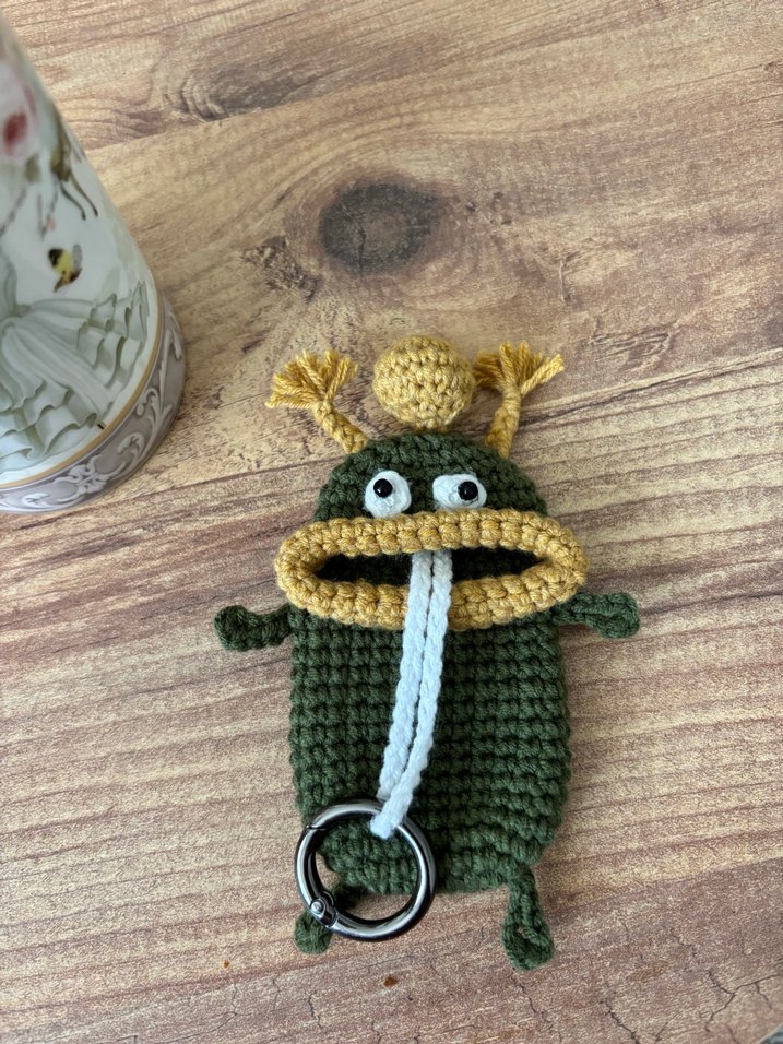 Renkli Örgü anahtarlık - Görsel 4