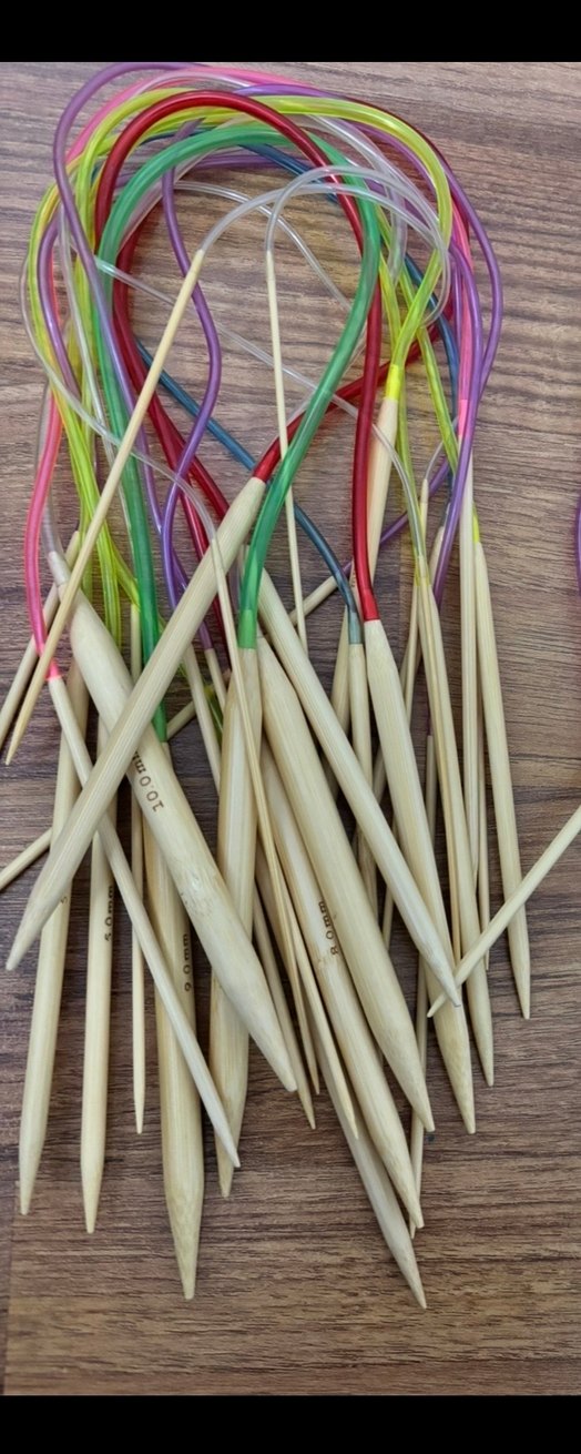 Renkli Uçlu Örgü Şişleri Seti( misina seti ) - Görsel 3