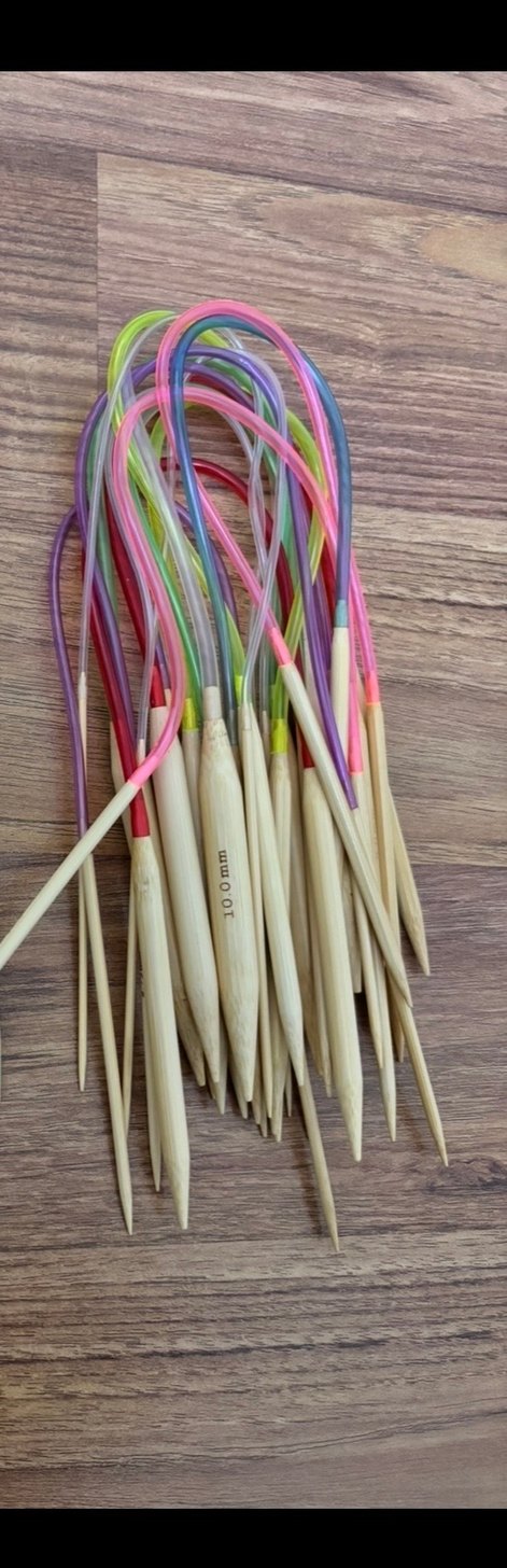 Renkli Uçlu Örgü Şişleri Seti( misina seti ) - Görsel 4