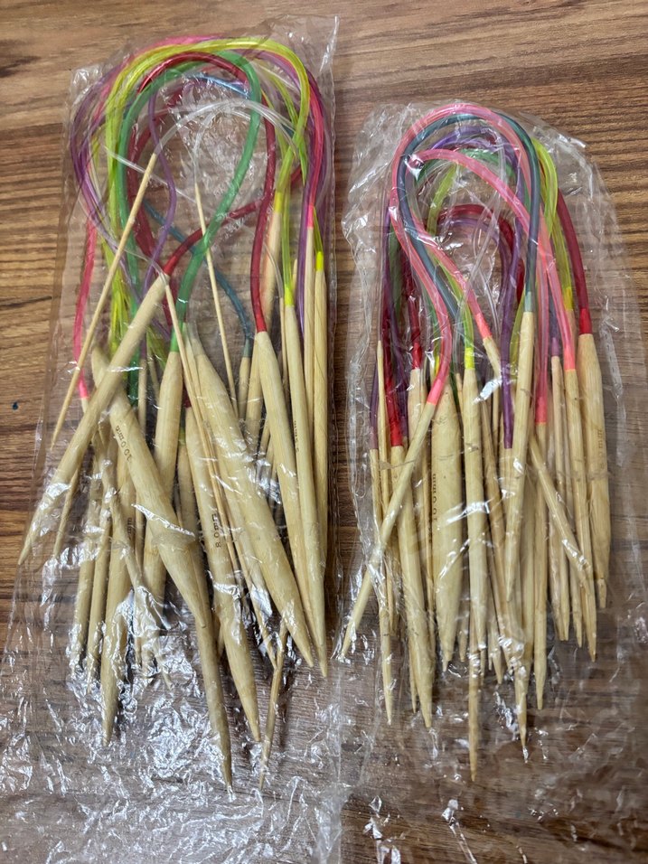 Renkli Uçlu Örgü Şişleri Seti( misina seti ) - Görsel 2