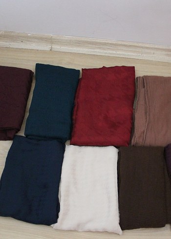 Beden bordo Renk 10 adet şal