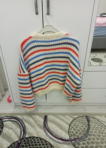 Trendyol & Milla Trendyol Milla Renkli Çizgili Örgü Triko Kazak %