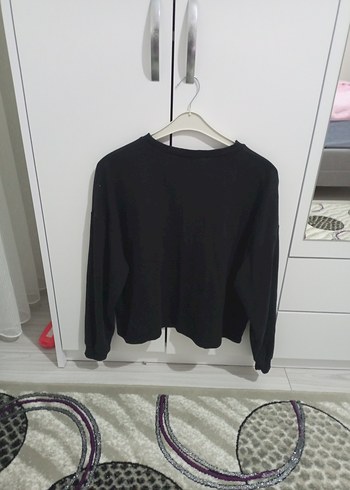 LC Waikiki Lc Waikiki Siyah Baskılı Sweatshirt % İndirimli