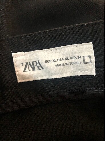 xl Beden siyah Renk Zara Siyah Pantolon