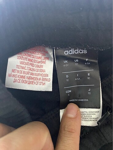 Adidas Erkek çocuk eşofman altı tişort