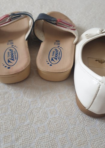Kız Çocuk Beyaz Elastik Babet Ayakkabı - Görsel 8