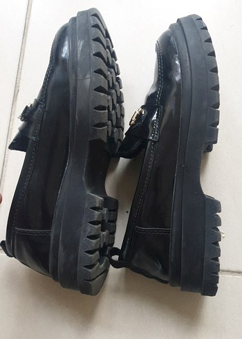 Parlak Siyah Erkek Çocuk Loafer Ayakkabı - Görsel 6