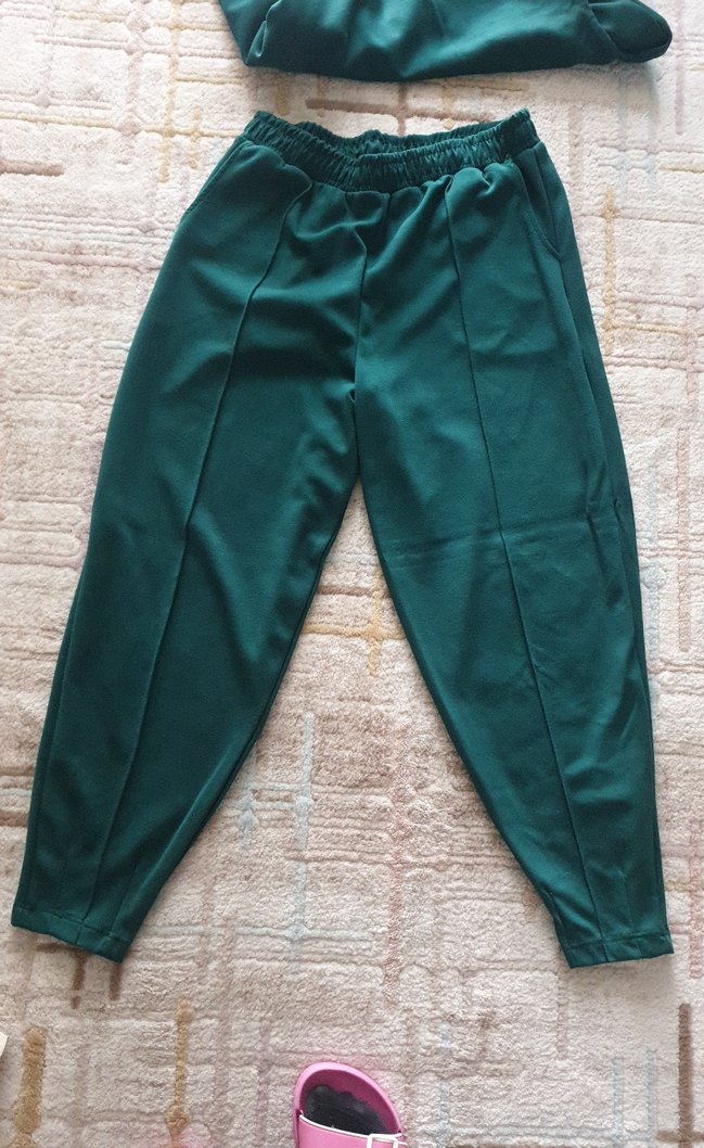 Erkek Koyu Yeşil Uzun Kollu Pijama Takımı - Görsel 5