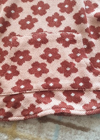 Kızlar için Kapüşonlu Örgü Poncho - Görsel 3