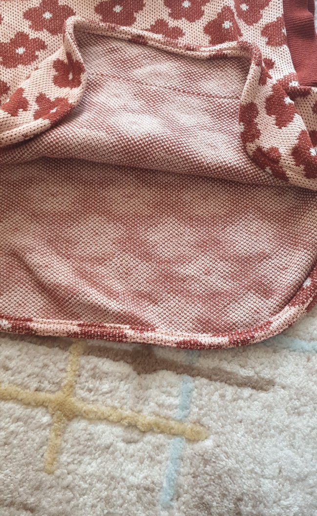 Kızlar için Kapüşonlu Örgü Poncho - Görsel 4