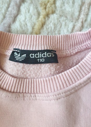 4 Yaş Beden Kız Çocuk Pembe Adidas Disney Baskılı Sweatshirt ve Eşofman