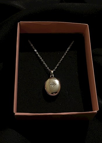 Silver kapaklı kolye