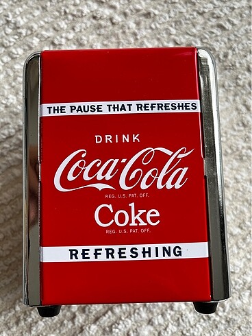 Beden Renk Coca Cola retro metal peçetelik