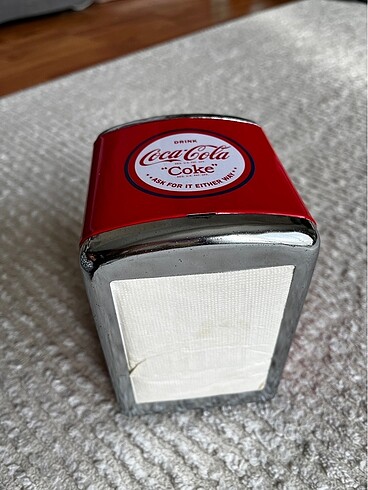 American Vintage Coca Cola retro metal peçetelik
