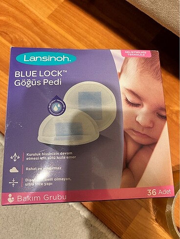 Lansinoh blue lock göğüs pedi