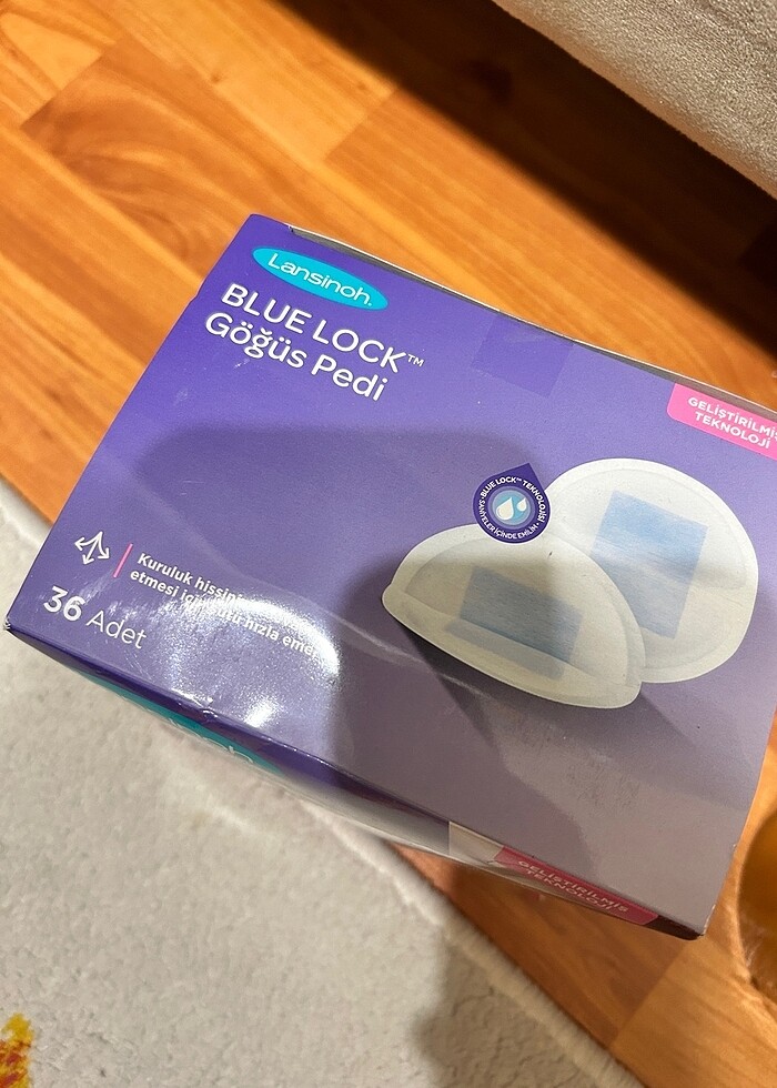 Lansinoh blue lock göğüs pedi - Görsel 2
