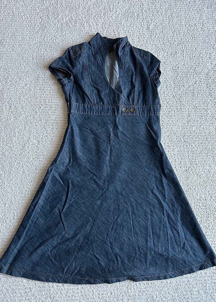 Denim elbise - Görsel 2