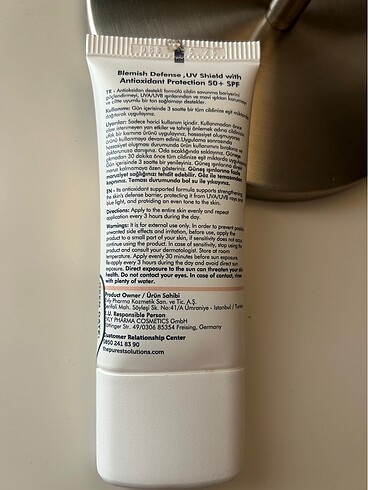 La Roche Posay The purest solutions 50 spf yüz kremi
