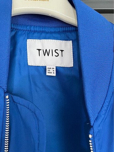 xs Beden mavi Renk Twist bomber ceket