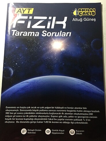 Altuğ Güneş AYT Fizik Tarama Soruları