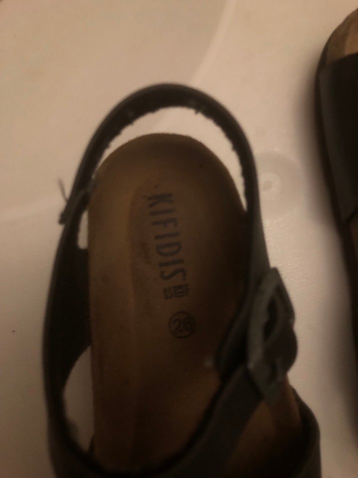 Kahverengi Deri Kadın Terlikler - Görsel 2