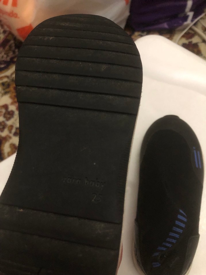 Koyu Mavi Erkek Çocuk Cırtlı Spor Ayakkabı - Görsel 3