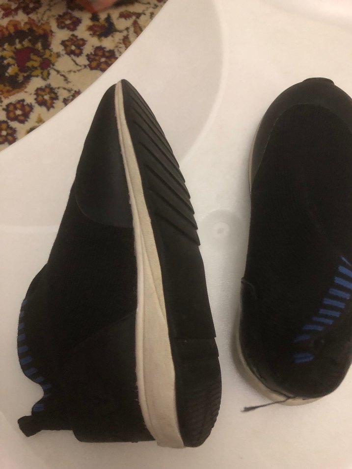 Koyu Mavi Erkek Çocuk Cırtlı Spor Ayakkabı - Görsel 2